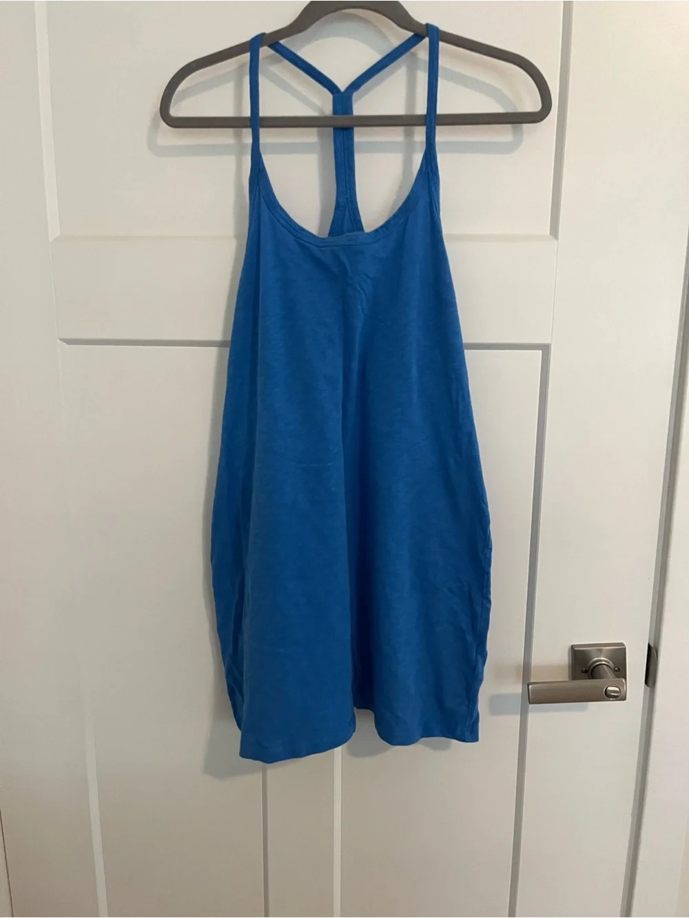 JCrew Women's Blue Racerback beach cover up